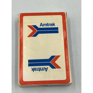 VINTAGE Amtrack Train Playing Cards Deck. In Box SEE ALL , COOL COLLECTIBLE SEE